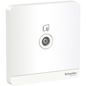 Bộ ổ cắm Tivi đơn AvatarON Schneider E8331TV_WE_G19