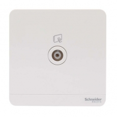 Bộ ổ cắm Tivi đơn AvatarON Schneider E8331TV_WE_G19