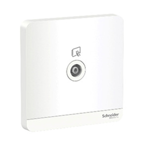 Bộ ổ cắm Tivi đơn AvatarON Schneider E8331TV_WE_G19
