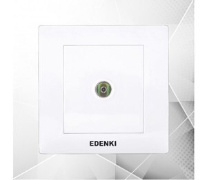 Bộ ổ cắm tivi đơn Edenki EC-TV01