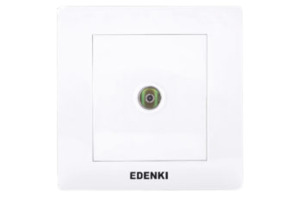 Bộ ổ cắm tivi đơn Edenki EC-TV01