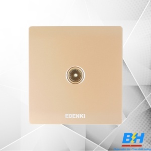 Bộ ổ cắm tivi đơn Edenki EE-TV01-G