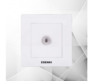 Bộ ổ cắm truyền hình cáp đơn Edenki EE-S01