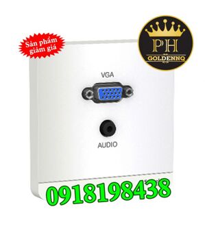 Bộ ổ cắm VGS & mini audio E8332HD15PH_WE_G19