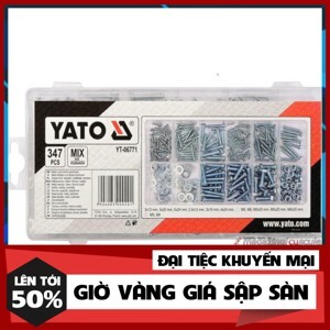 Bộ ốc vít tổng hợp 347 chi tiết Yato YT-06771