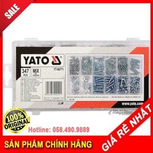 Bộ ốc vít tổng hợp 347 chi tiết Yato YT-06771