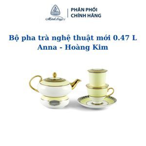 Bộ pha trà nghệ thuật Minh Long Anna Hoàng Kim 0.47L