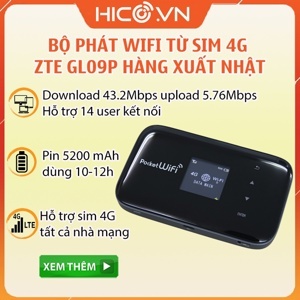 Bộ phát wifi 3G/4G kiêm sạc dự phòng GL09P 5000mAh