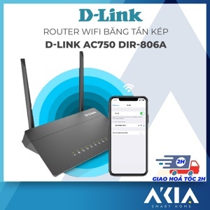 Bộ phát wifi AC750 Dual Band Router D-Link DIR-806A