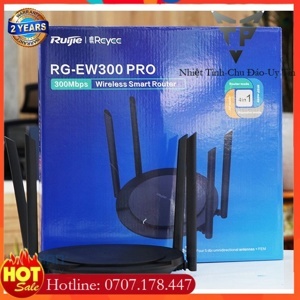 Bộ phát wifi Ruijie 4 râu RG-EW300 Pro