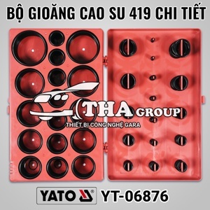 Bộ phớt cao su tổng hợp 419 chi tiết Yato YT-06876