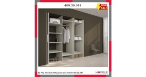 Bộ phụ kiện Cửa 40Kg Concepta Hafele 408.30.047