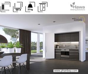 Bộ phụ kiện cửa Concepta Folding 25 Phải Hafele 408.31.001