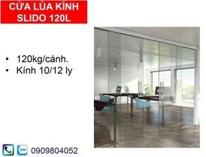 Bộ Phụ kiện cửa trượt 120L không Giảm chấn Hafele 941.25.014