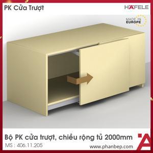Bộ phụ kiện cửa trượt Hafele Finetta Flatfront 406.11.205