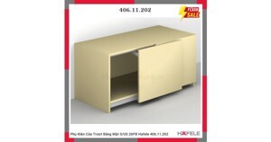 Bộ phụ kiện cửa trượt Hafele Finetta Flatfront 406.11.202