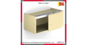 Bộ phụ kiện cửa trượt Hafele Finetta Flatfront 406.11.224