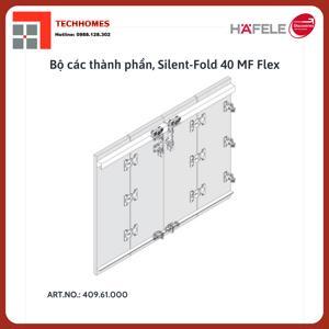 Bộ phụ kiện cửa trượt xếp Hafele 409.61.000