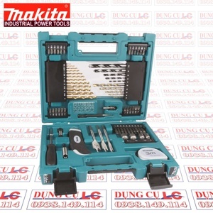 Bộ phụ kiện mũi khoan và vít 71 chi tiết Makita D-33691