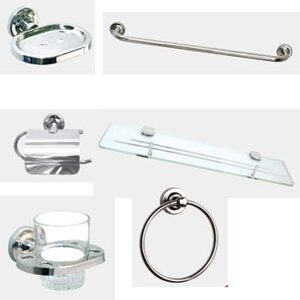 Bộ phụ kiện nhà tắm inox 6M3A