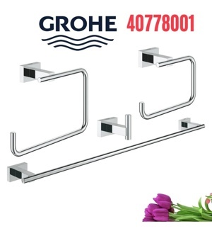 Bộ phụ kiện phòng tắm 4 món Grohe 40778001