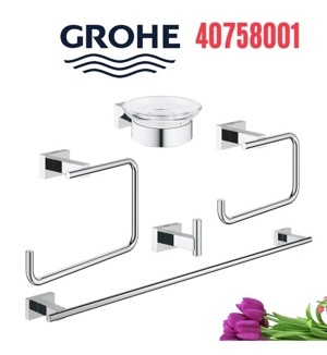 Bộ phụ kiện phòng tắm 5 món Grohe 40758001