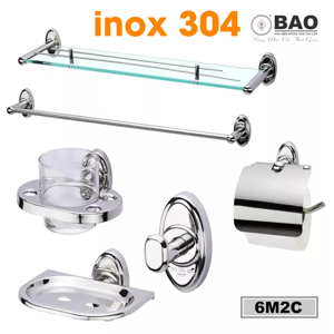 Bộ phụ kiện phòng tắm 6 món Bao 6M2C