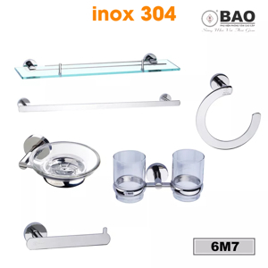 Bộ phụ kiện phòng tắm BAO 6M7