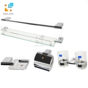 Bộ phụ kiện phòng tắm inox Archi A06