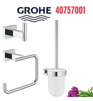 Bộ phụ kiện phòng vệ sinh 3 món Grohe 40757001