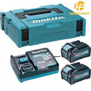Bộ pin sạc 40V 4.0AH MAKITA 191J97-1 (DC40RA + BL4040X2 + MAKPAC1)