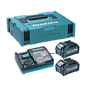 Bộ pin sạc 40V 4.0AH MAKITA 191J97-1 (DC40RA + BL4040X2 + MAKPAC1)