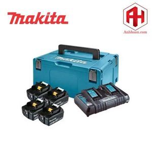 Bộ pin sạc MKP3PG184 Makita 198091-4 (BL1860x4+DC18RD)