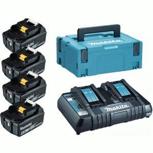 Bộ pin sạc MKP3PG184 Makita 198091-4 (BL1860x4+DC18RD)