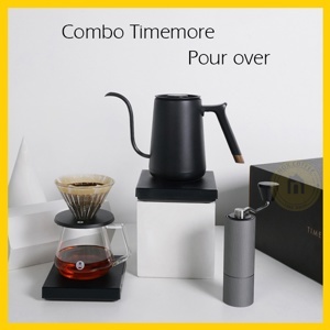 Bộ Pour Over Coffee Timemore (ấm rót, bình đựng, phễu)