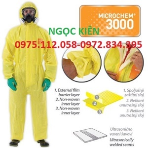 Bộ quần áo liền quần chống hóa chất Microgard 3000