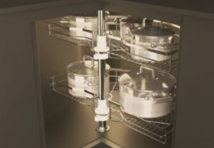 Bộ rổ góc xoay Hafele Cucina Mezzo 548.37.000