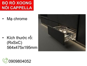 Bộ rổ xoong nồi CAPPELLA 549.08.224