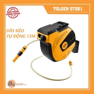 Bộ rulô cuộn ống nước tự động 1/2inch x 15m dây Tolsen 57261