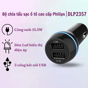 Bộ sạc điện thoại trên xe hơi Philips DLP2357