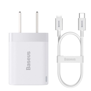 Bộ sạc nhanh kèm cáp Baseus Super Si Pro Quick Charger 1C 20W