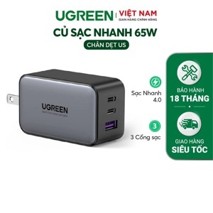 Bộ sạc nhanh Ugreen 10335 65W