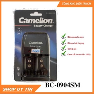 Bộ sạc pin AA, AAA, 9V Camelion BC-0904SM , kèm 4 pin  AA2700mAh