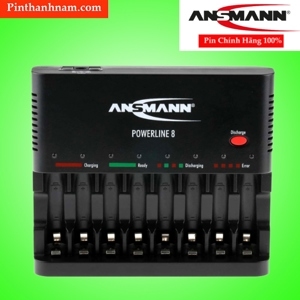Bộ sạc pin AA, AAA Ansmann Powerline 8