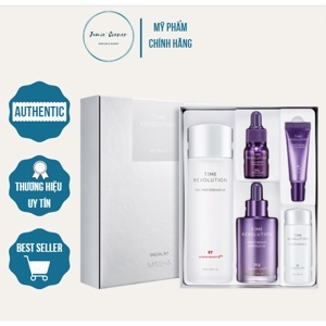 Bộ Sản Phẩm Chăm Sóc Dưỡng Da Missha Time Revolution Best Seller Set (The First & Night)