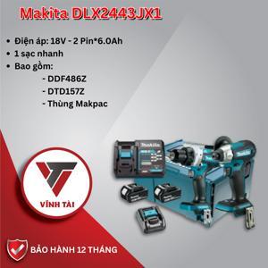 Bộ sản phẩm dùng pin 18V Makita DLX2443JX1