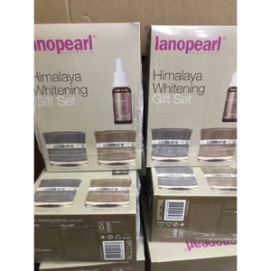 Bộ sản phẩm trị nám & dưỡng trắng da Lanopearl Himalaya Whitening Gift Set
