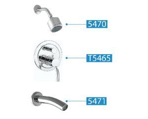 Bộ sen tắm âm tường Duna T5465