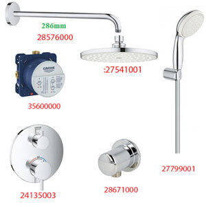 Bộ sen tắm âm tường Grohe 24135003-2