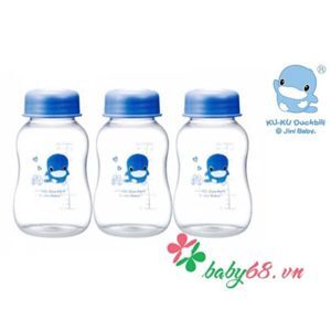 Bộ set 3 bình trữ sữa Kuku Ku5924 nhựa PP -150ML/b